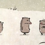 Singing Christmas Hedgehogs