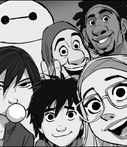 BIG HERO 6 Karakter Çizimleri